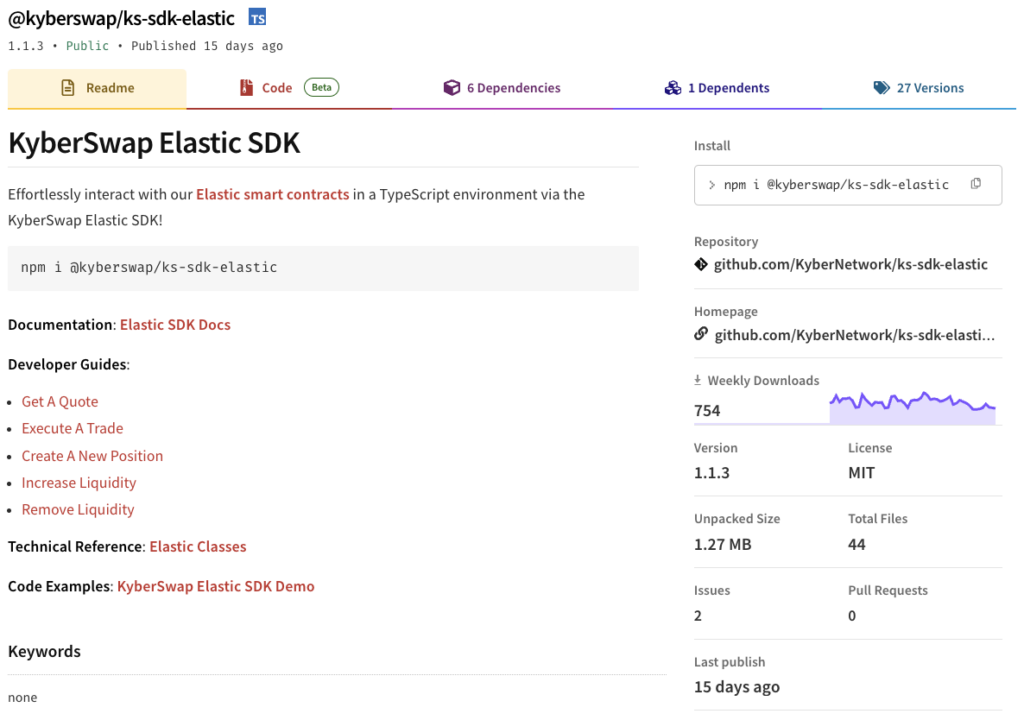 Elastic SDK Convenience Package