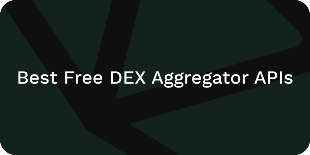 best free DEX aggregator API